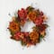 25" Ranunculus, Hydrangea & Berries Autumn Artificial Wreath